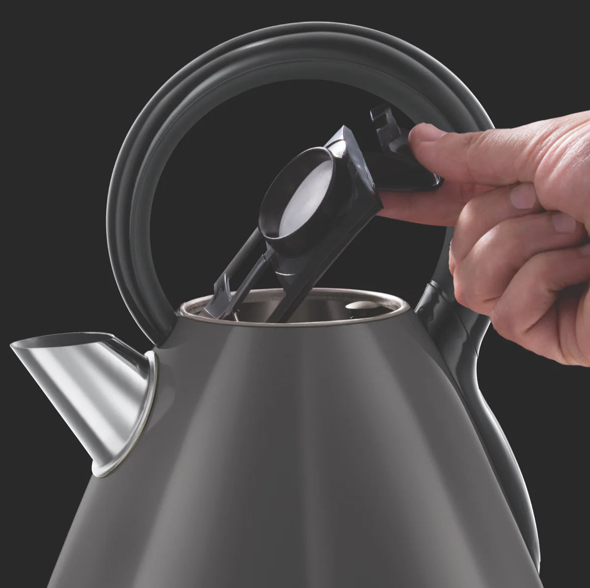Russell Hobbs 1.7L Cordless Electric Kettle | 2400W Tea Coffee Water Boiler Boil | Indoor Home Office Kitchen Appliance
