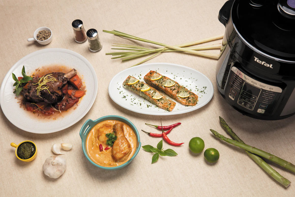 Tefal Smart Multi-Cooker 6LSous Vide Slow Cooker Curry Stew Maker 15 Presets NEW