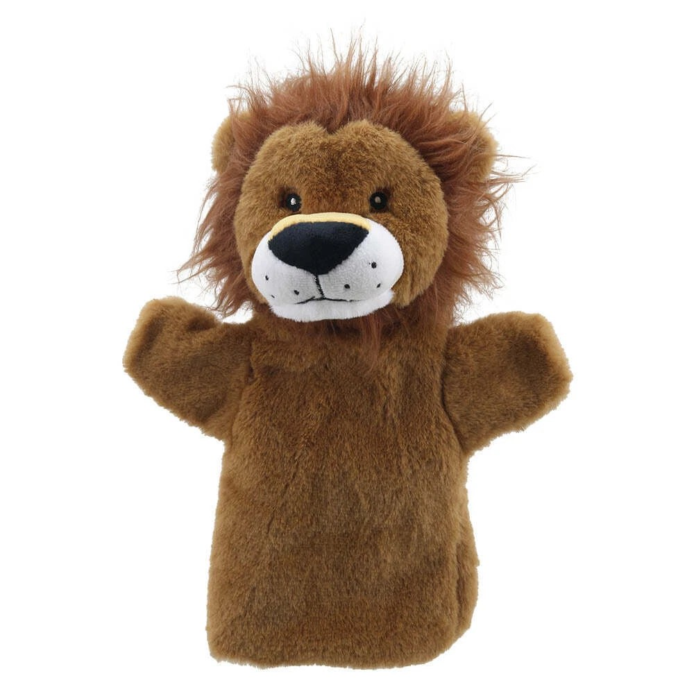 The Puppet Company Lion Animal Puppet Buddies 25cm Toy Brown Kids/Children | Imaginative Toy | High Quality Puppet | Collect all 30
