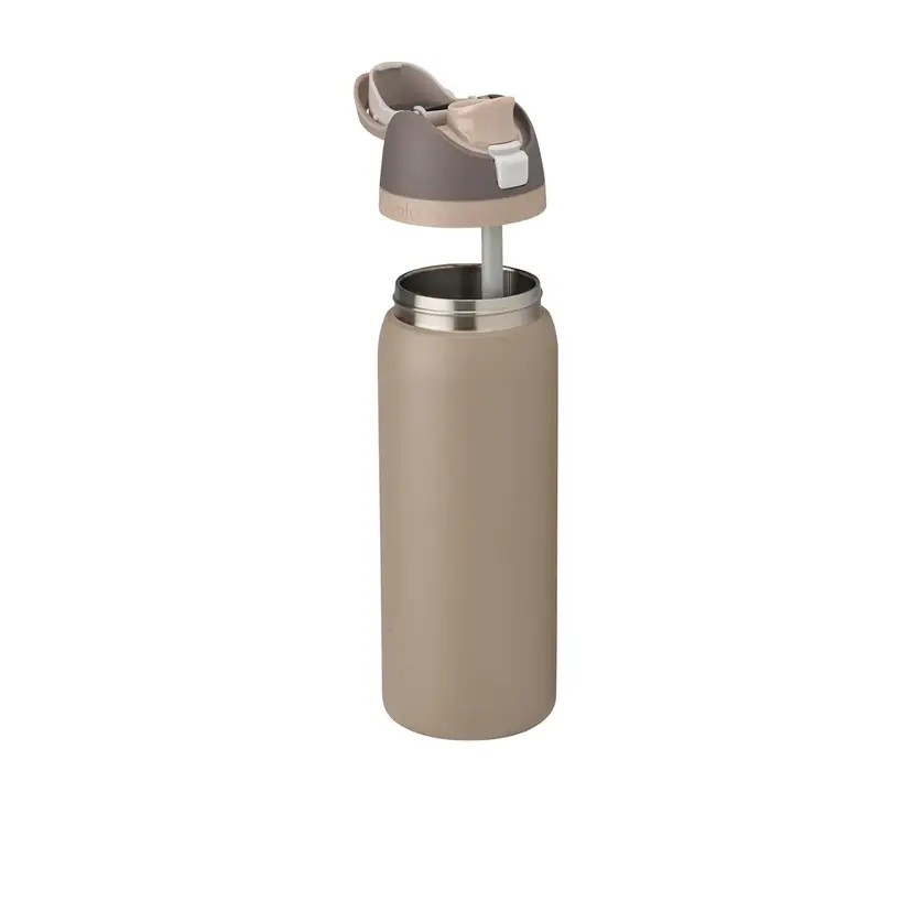 Owala FreeSip Insulated Water Bottle 946mL (32oz) Down To Earth | FreeSip spout to sip or swig | Leakproof Lid