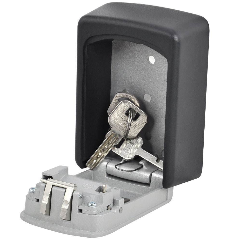 Wall-Mounted Key Storage Safe | Unit Apartment BNB Hotel Motel Padlock | Key Safe Keeping Box