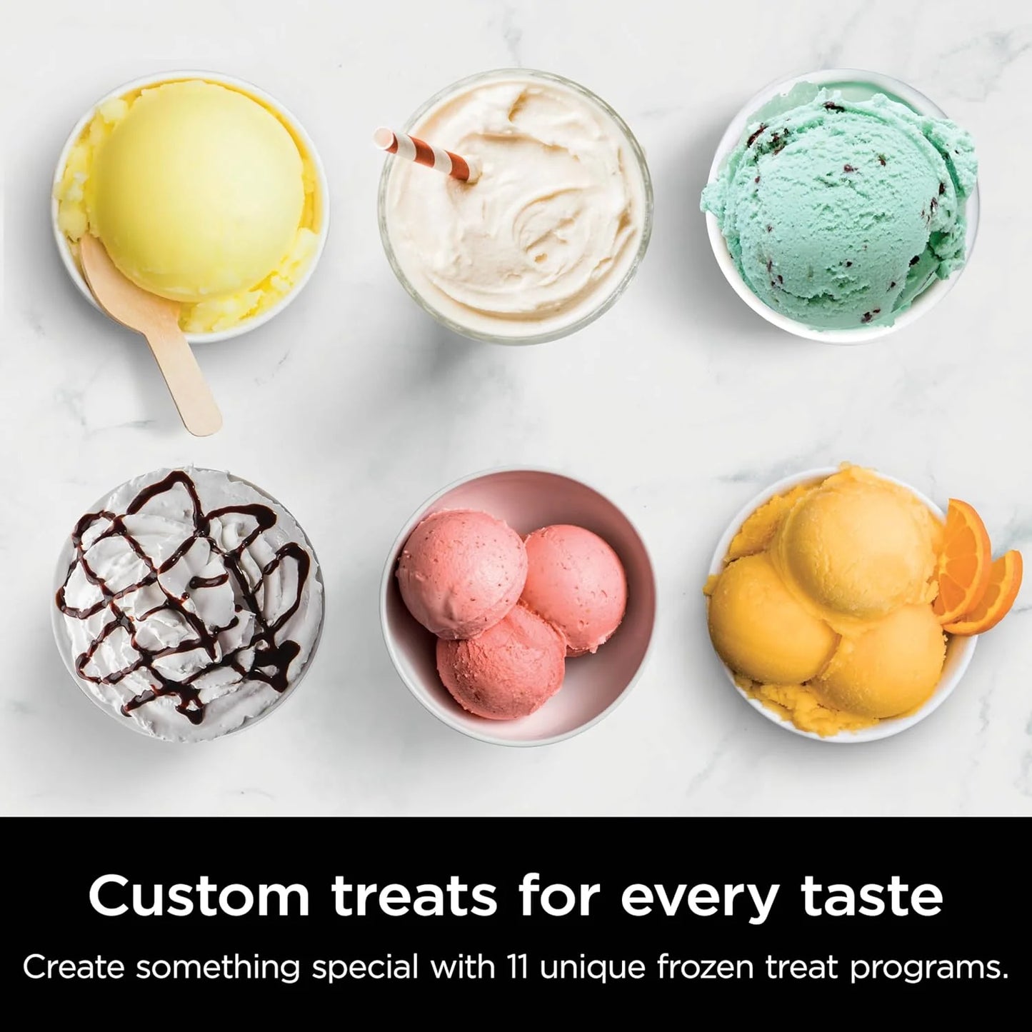 Ninja Ice Cream Sorbet Frozen Yoghurt Machine | Benchtop Frozen Dessert Maker | Electric Kitchen Appliance