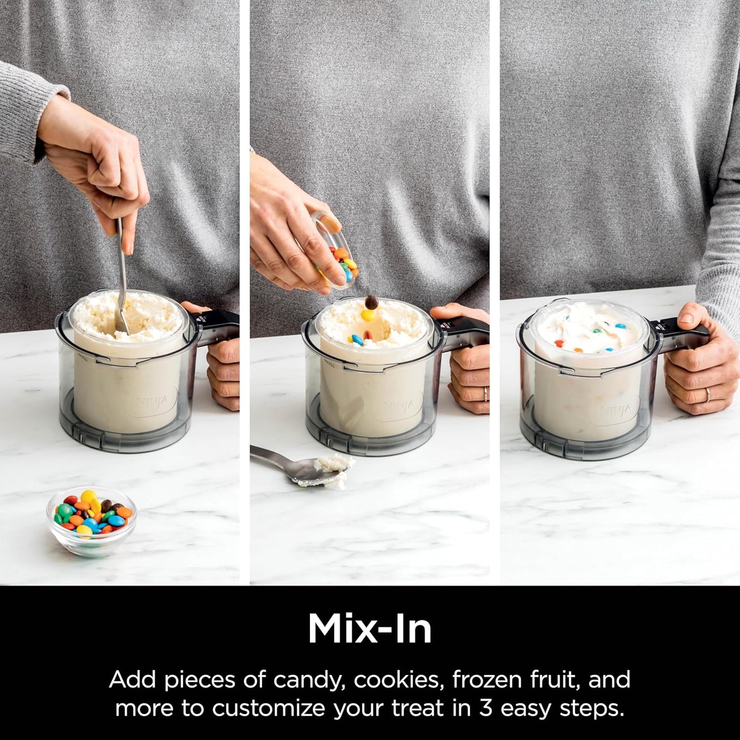 Ninja Ice Cream Sorbet Frozen Yoghurt Machine | Benchtop Frozen Dessert Maker | Electric Kitchen Appliance