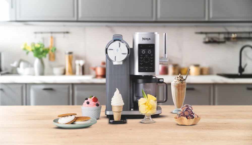 Ninja Soft Serve Home Ice Cream Maker | Kitchen Home Frozen Dessert Machine | 13 Programs High Protein Nut-Free
