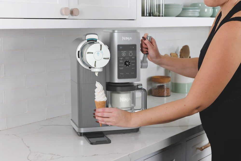 Ninja Soft Serve Home Ice Cream Maker | Kitchen Home Frozen Dessert Machine | 13 Programs High Protein Nut-Free