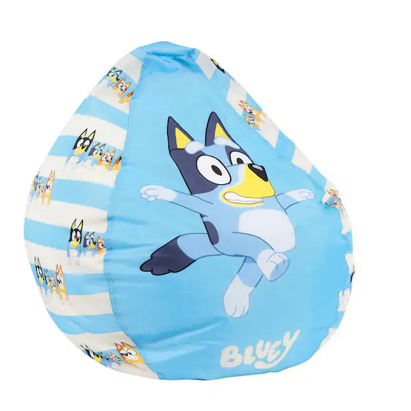 Bluey Bean Bag Cover | Kids Toddler Preschool Comfy Lounger TV Seat (Cover only)