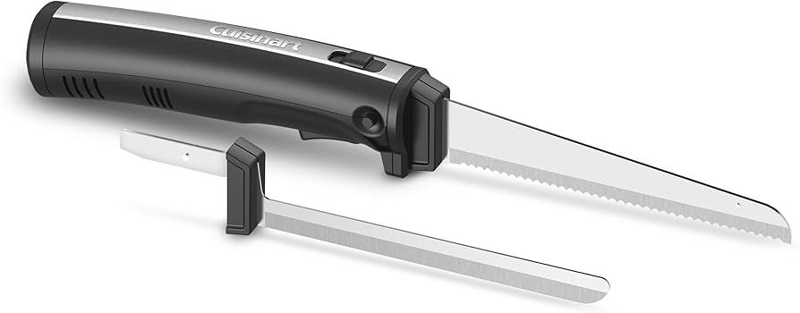 Cuisinart Electric Knife Handheld Carving Meat Cheese Bread Slicer One-Touch