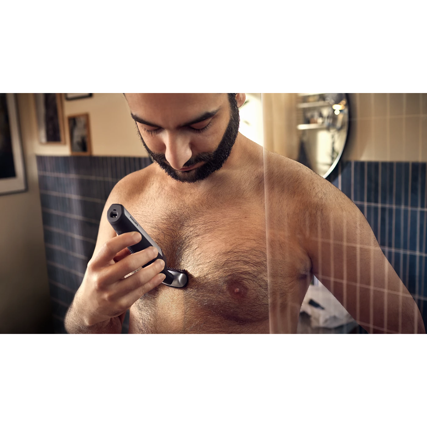 Philips Showerproof Body Shaver | Groin Leg Chest Back Cordless Trimmer | Men's DIY Shaving