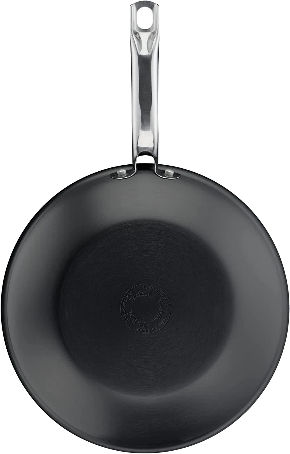 Tefal Hard Anodised Non-Stick Wok 28cm Gourmet Long Lasting | Gas Electric Ceramic Stove