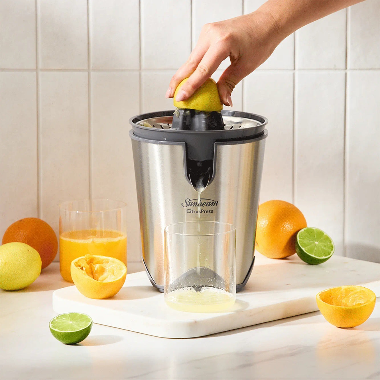 Sunbeam Electric Juicer Press Squeezer Citrus Lemon Lime Orange Kitchen Juice