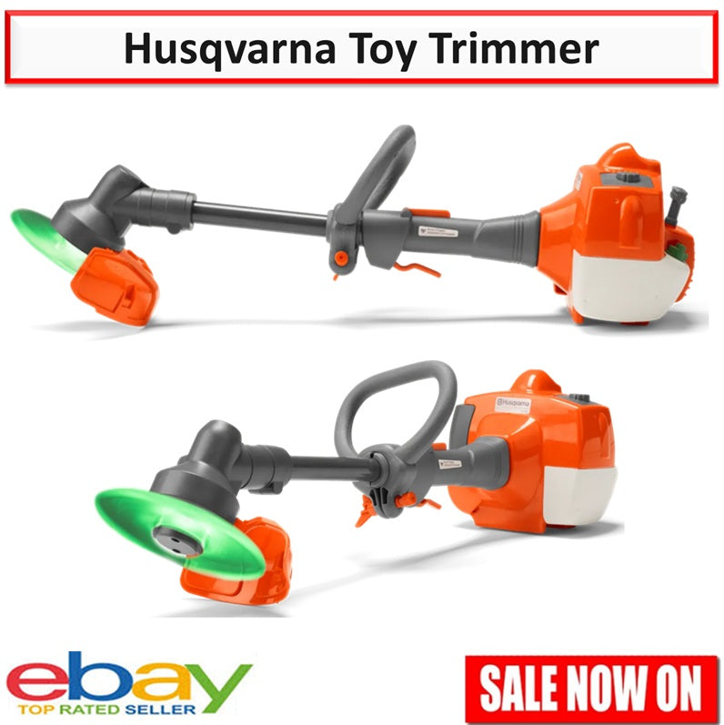 Husqvarna Toy Trimmer | Pretend Grass Cutting Trimmer Tool Kids Gardening | Preschool Toddler Toys