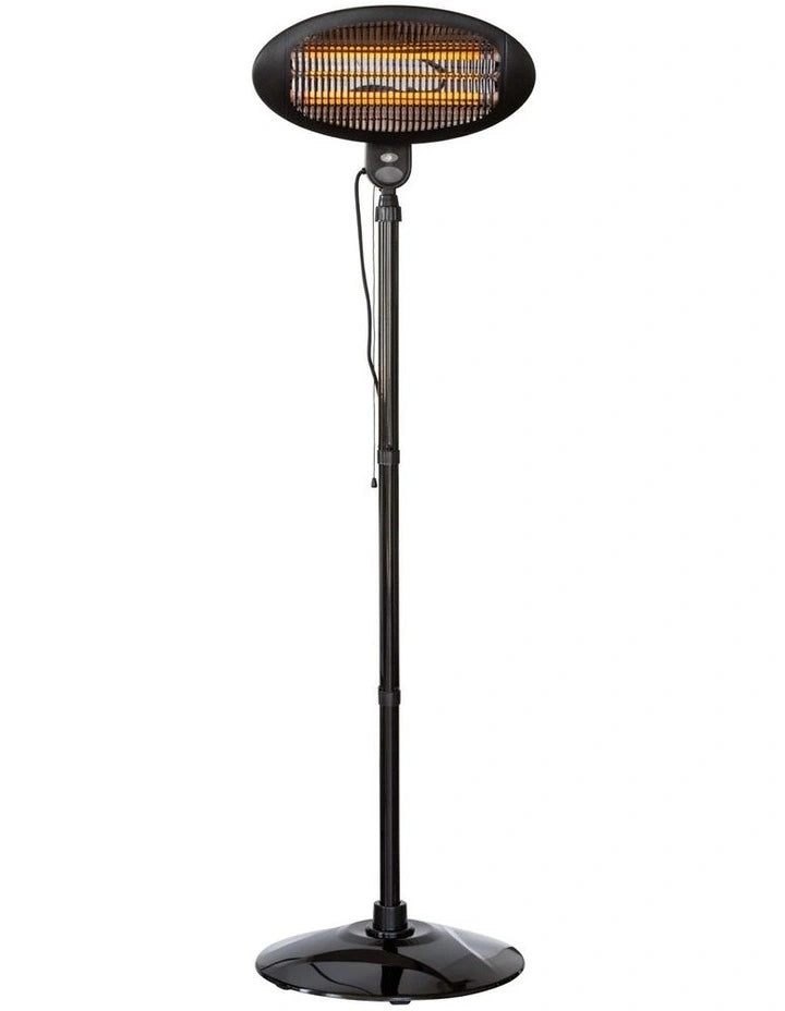 2000W Lenoxx Outdoor Electric Patio Balcony Heater | Standing Heat Radiant Warmer Heating