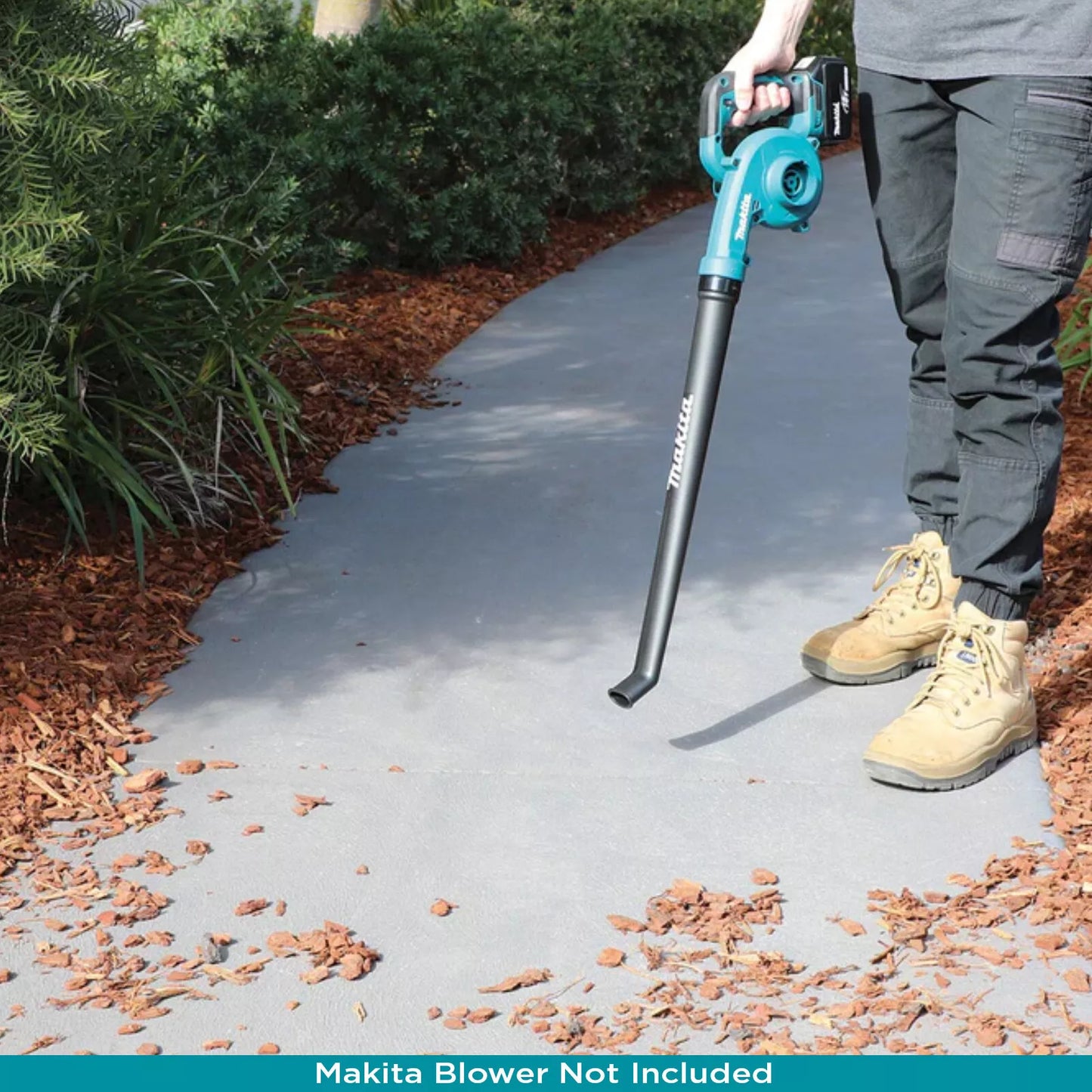 Genuine Makita Leaf Blower Nozzle Long Curved Flexible Attachment Nozzle Tube