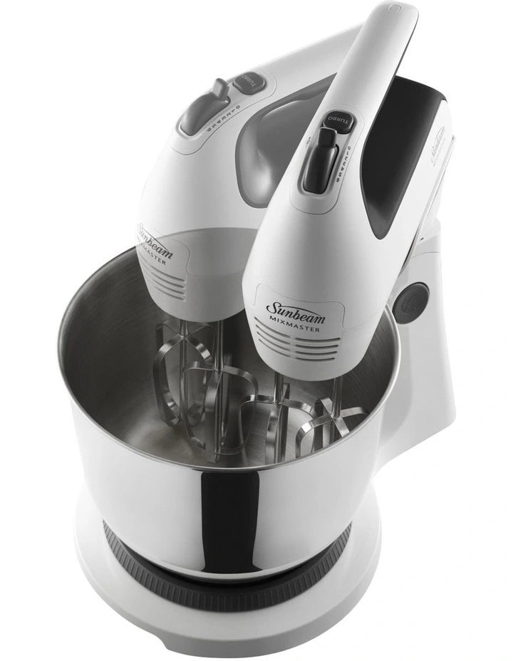 Sunbeam Electric Stand Mixer | Kitchen 2-in-1 Cake Batter Whisk Cake Bowl 6 Speed