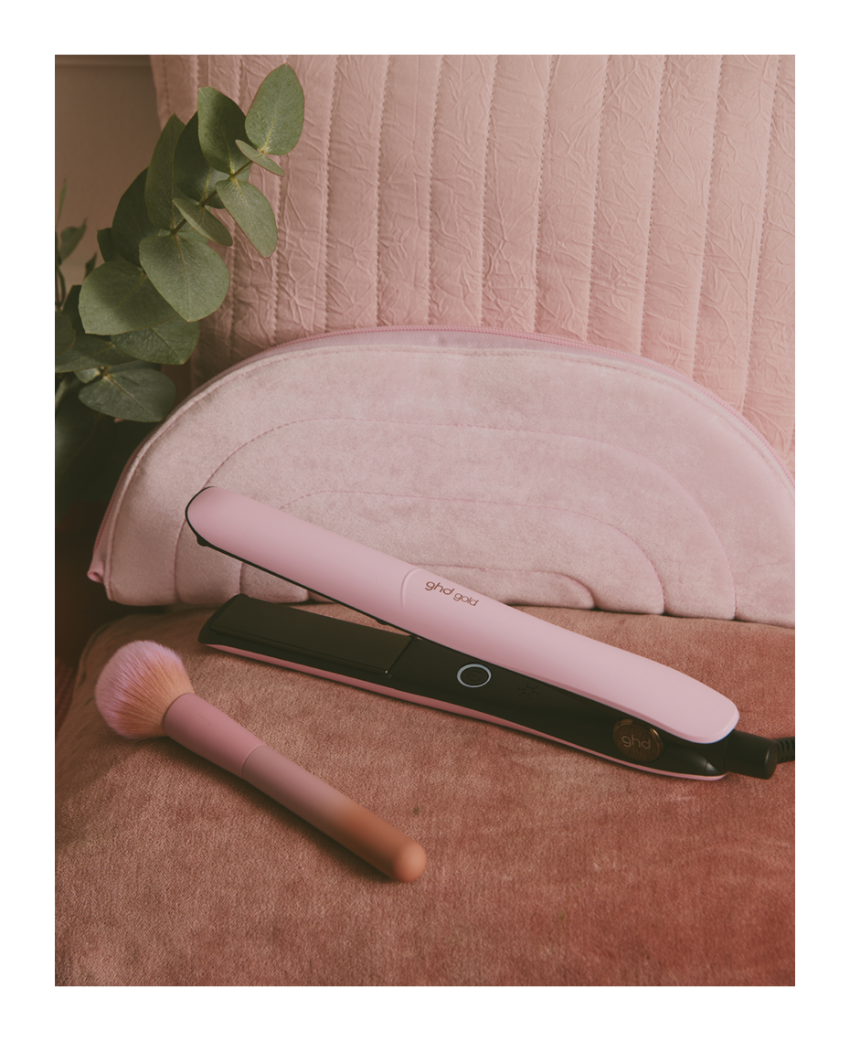 GHD gold professional hair straightener | pink sorbet - limited edition | Styling Protection | Sleek Design | Shine Enhancing Styler