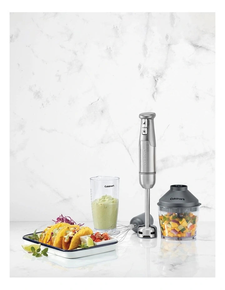 Cuisinart Hand Blender | 800W Puree Vegetable Onion Garlic Mixer Food Processor | Chopper Crusher Whisk