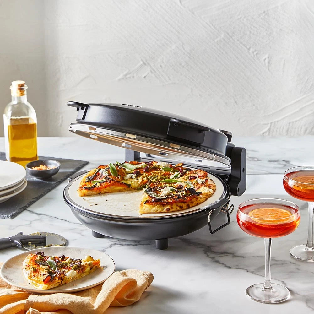 Baccarat Gourmet Pizza Maker | Electric Kitchen Fresh Frozen Ceramic Cooker Baker Oven