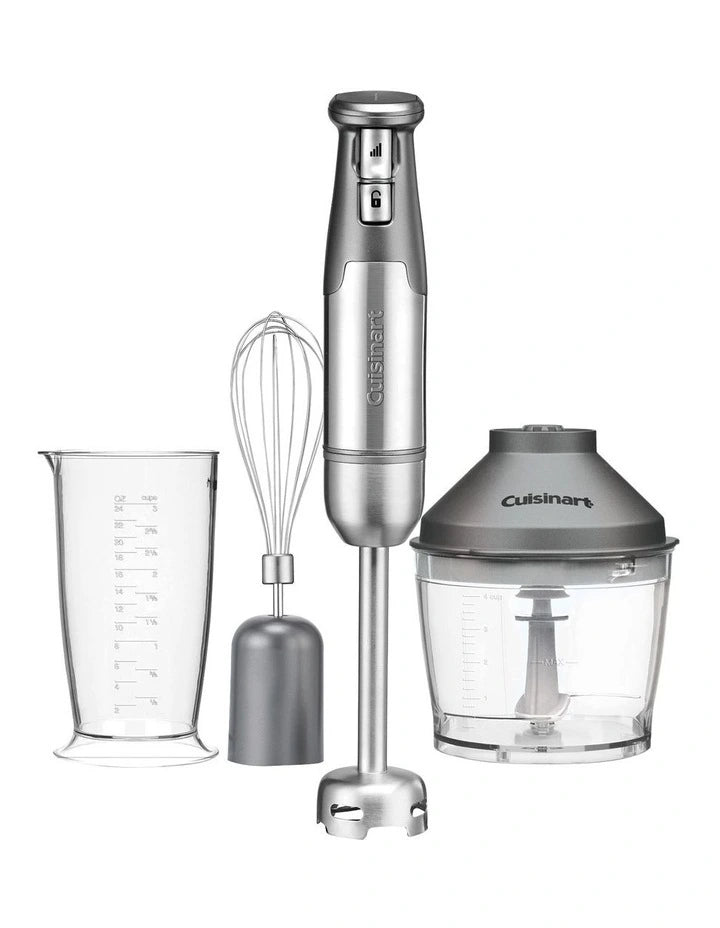 Cuisinart Hand Blender | 800W Puree Vegetable Onion Garlic Mixer Food Processor | Chopper Crusher Whisk