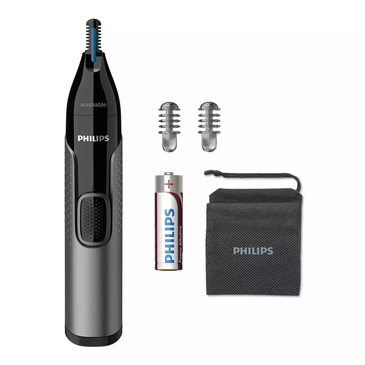 Philips Nose Ear Eyebrow Trimmer Men's Travel Washable Clipper All-In-One | Men's Groomer