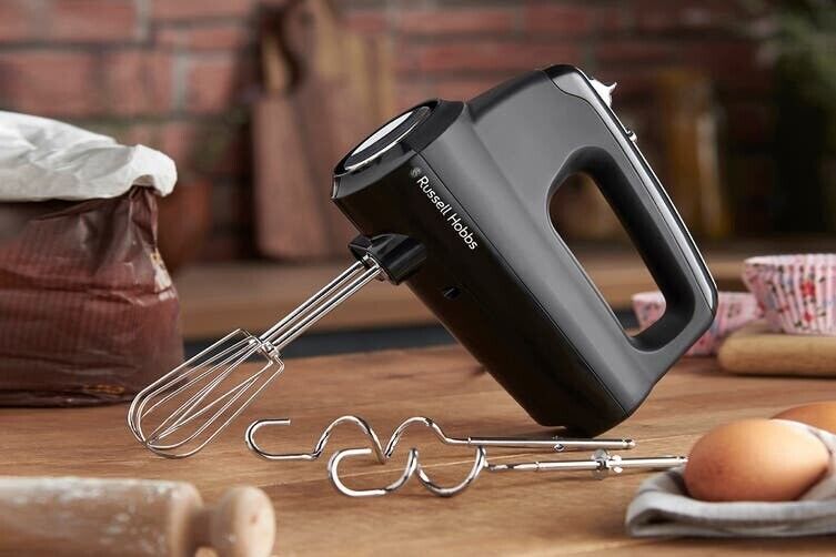 Russell Hobbs Electric Mixer | Handheld Batter Mixer | Cake Cupcake Mixing Tool Machine