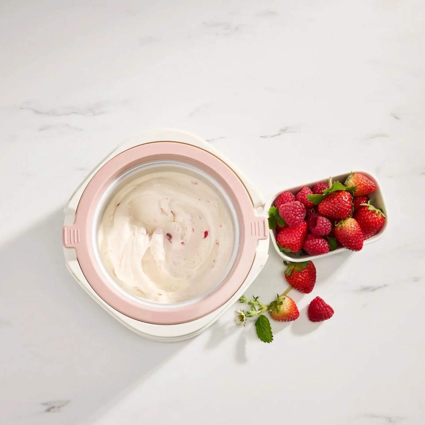Ice Cream Gelato Sorbet Digital Maker | 1.4L Digital Machine Frozen Yoghurt Tub