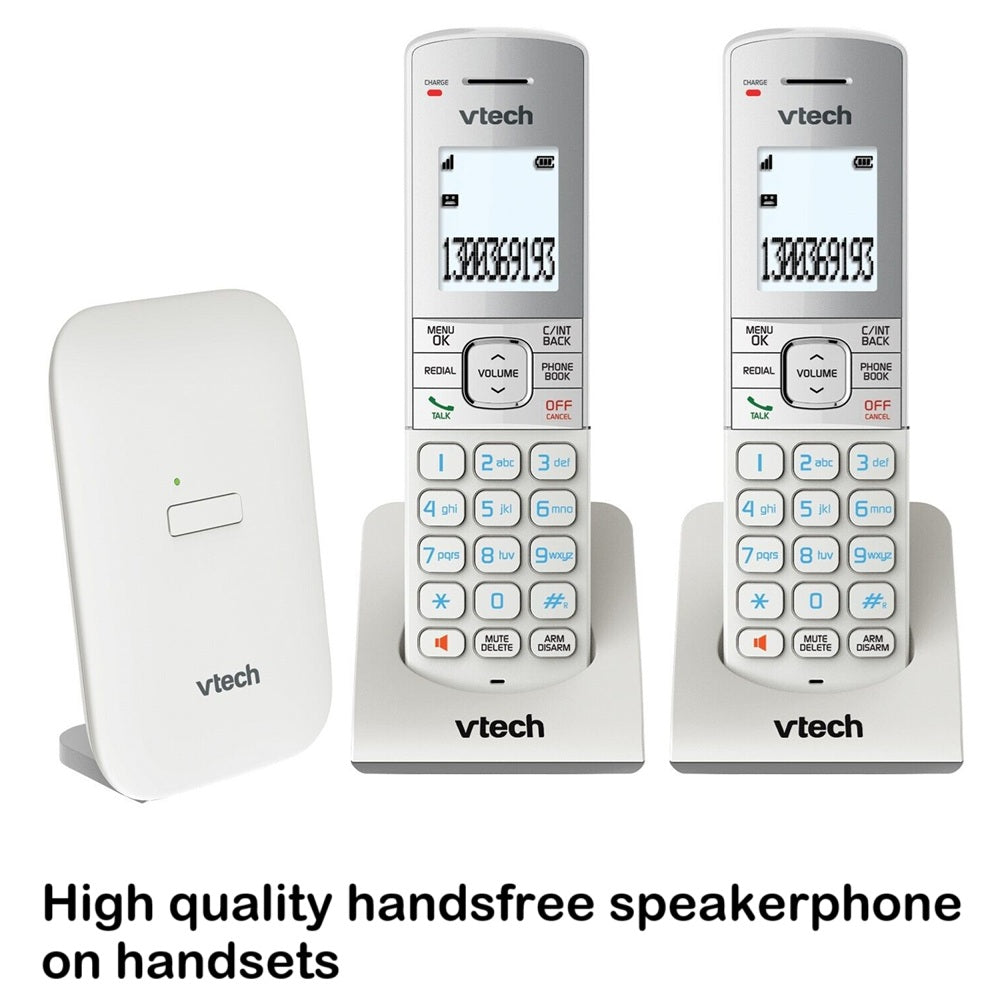 Vtech Cordless 2 Handset Phone | Home Office Telephone WIFI Friendly | Answering Machine