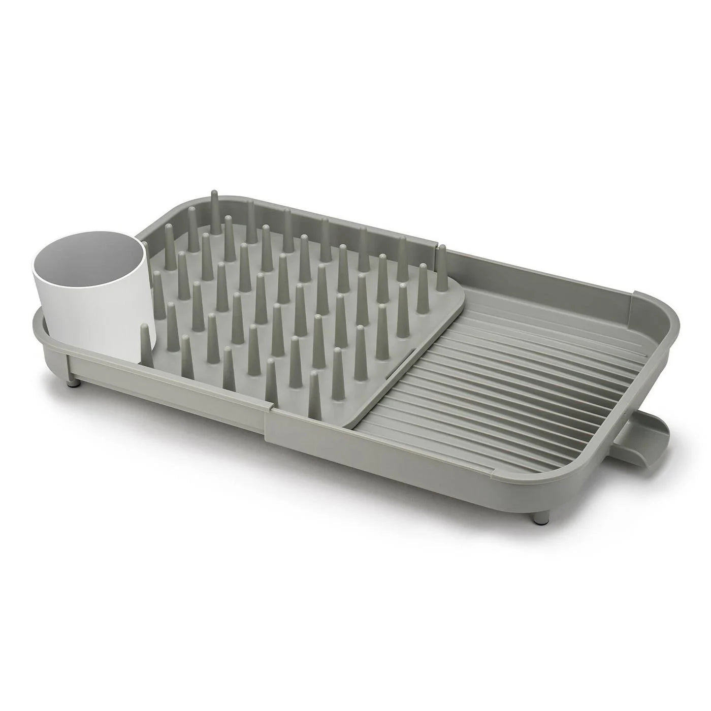 Joseph Joseph Expandable Dish Drying Rack | Plate Bowl Drainer Cutlery Holder | Kitchen Organizer Storage