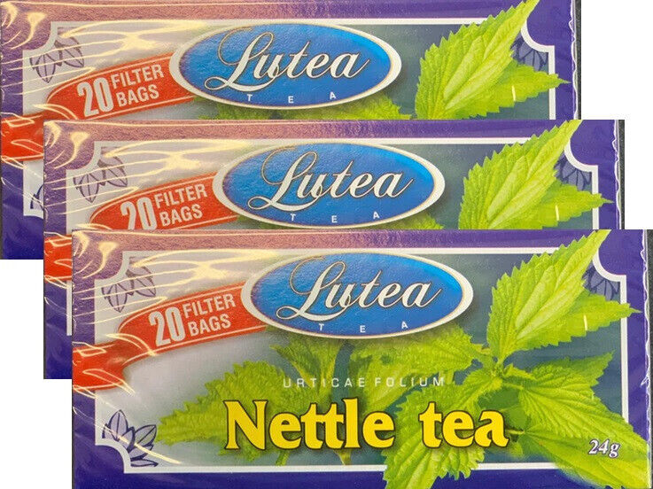 60x Nettle Tea Bags | 100% NATURAL Stinging Nettle Leaf Herbal Hot Cold Beverage | Home Herbal Drink