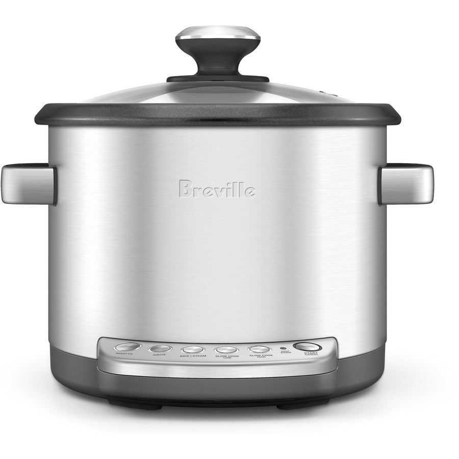 Breville The Multi Cooker | Electric All-in-one Rice Cooker, Steam Cooker, Slow Cooker | 10 Cup Rice