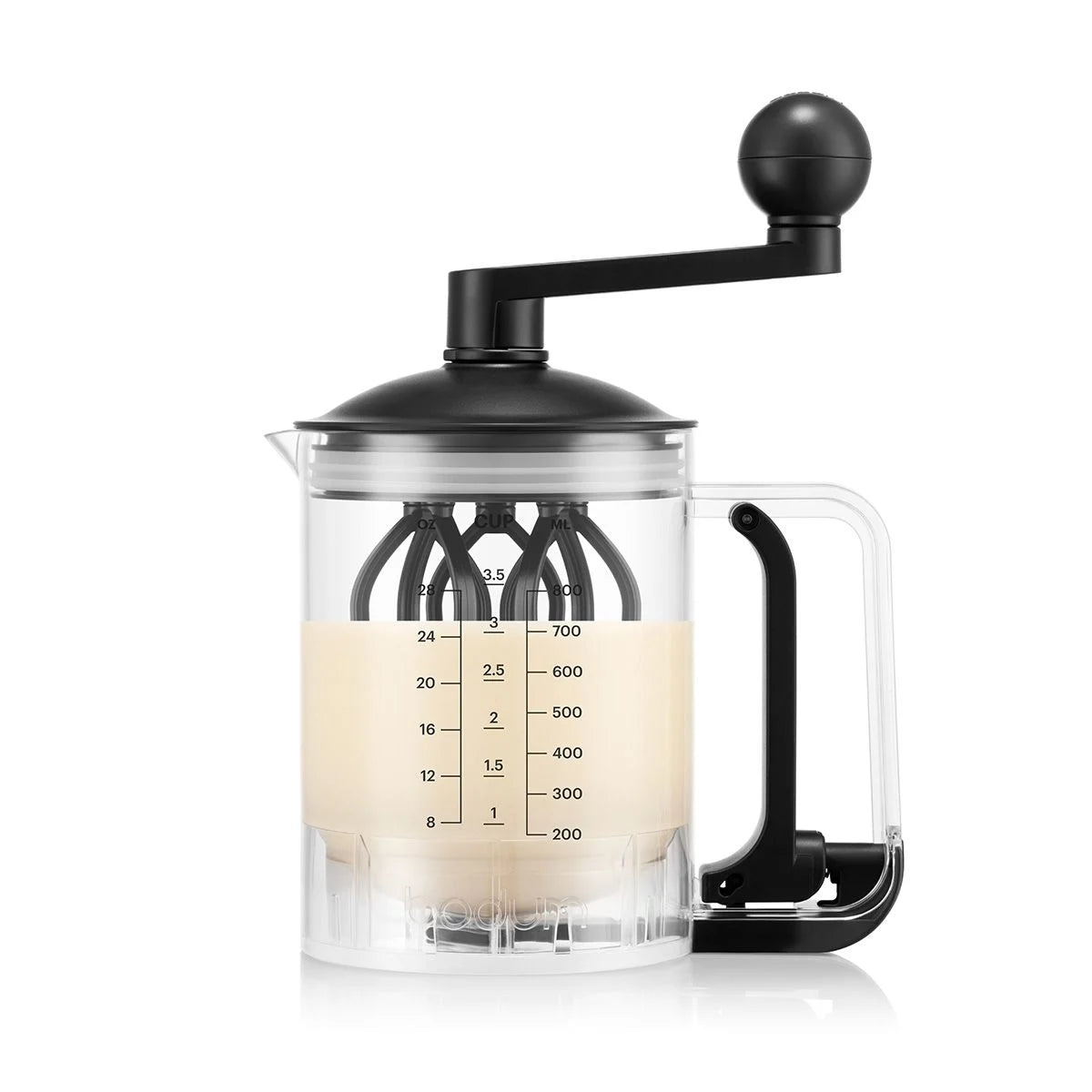 BISTRO Pancake Mixer | Manual Handheld Batter faMixer | Pancake Mixing Container Whisk