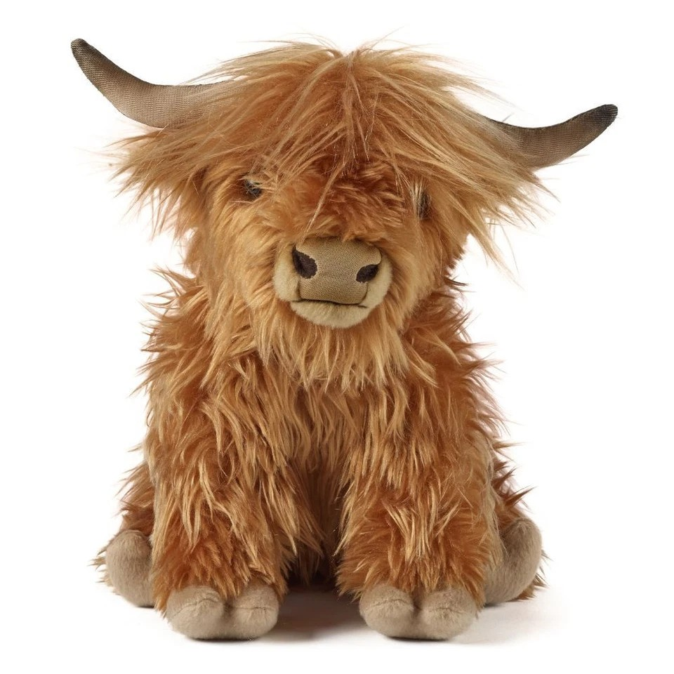 Living Nature Naturli | Highland Cow | 24cm Stuffed Plush Children/Baby