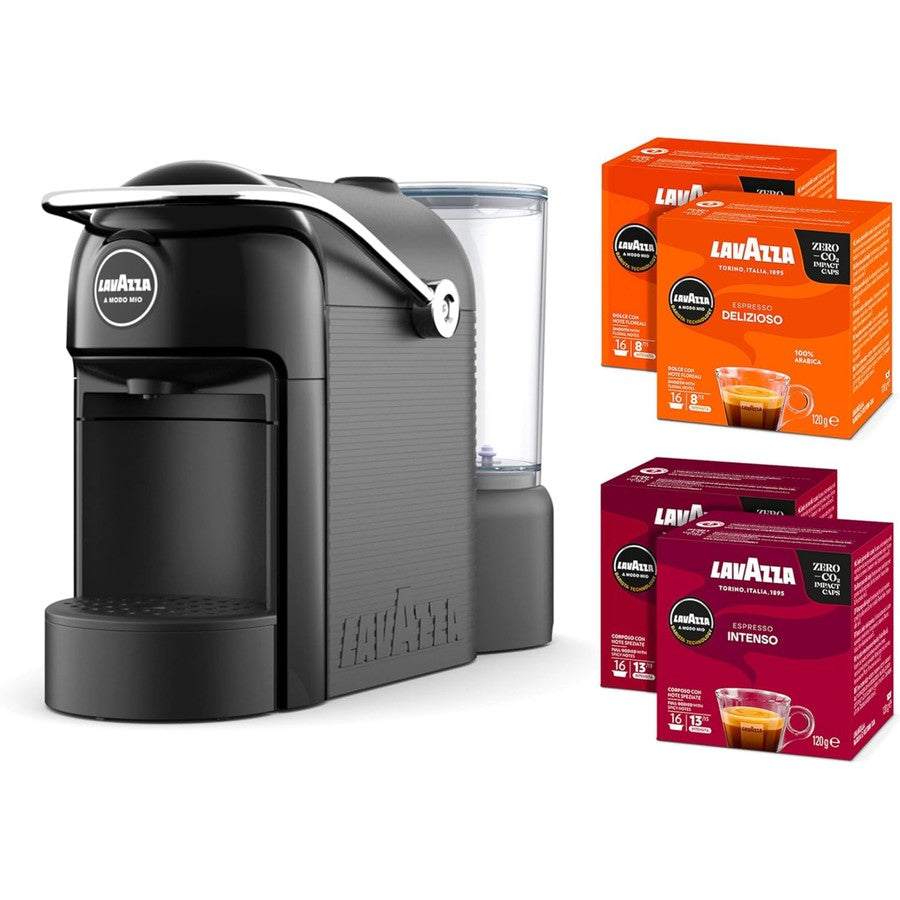 Lavazza Capsule Coffee Machine | Lavazza POD Espresso Cappuccino Maker | BONUS 64 PODS