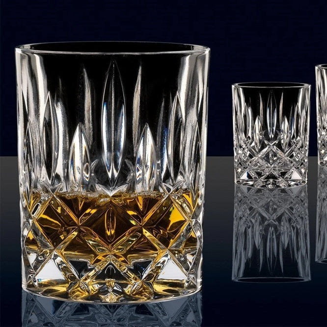 Nachtmann 4 PC Crystal Whisky Glassware 295ml | Premium Tumbler Crystal Glass | Alcohol Drinkware