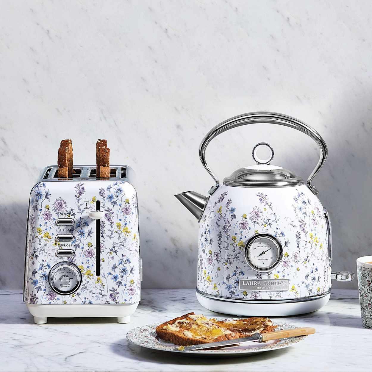 Laura Ashley 1.7L Kettle | Electric Water Jug 7 Cup Heater Heating