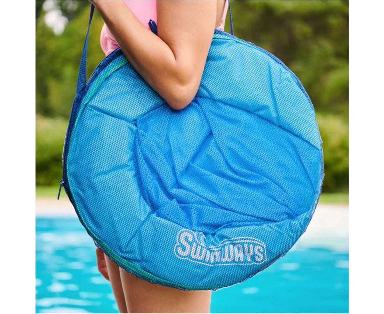 Swimways Floating Pool Lounger | Floating Inflatable Raft | Swimming Pool, Beach, Lake Float Hamock Lounge Chair