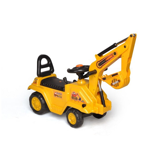 Kids Ride On Excavator Sandpit Toys | Ride-On Toddler Car Digger Bulldozer Pretend Play