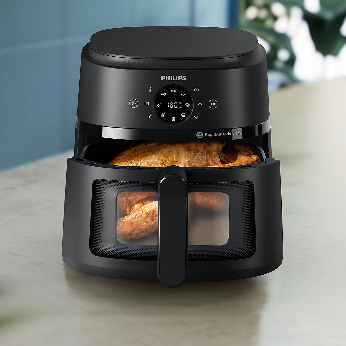 Philips 6.2L Airfryer | Electric Healthy Crispy Oil-Free Cooking Grill Roast Rehea | Non-Stick Cooking