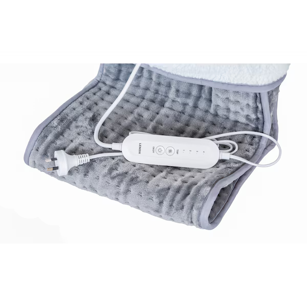 Heated Foot Massager | Electric Plush Feet Warming 4 Temperature Heat Fleece | Machine-washable