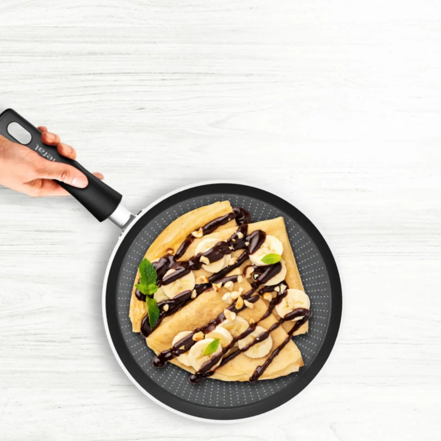 Tefal Pancake Pan Non-Stick | 25cm Aluminium Cooking Pan Egg Omelet Pan Crepe Steak Cooker