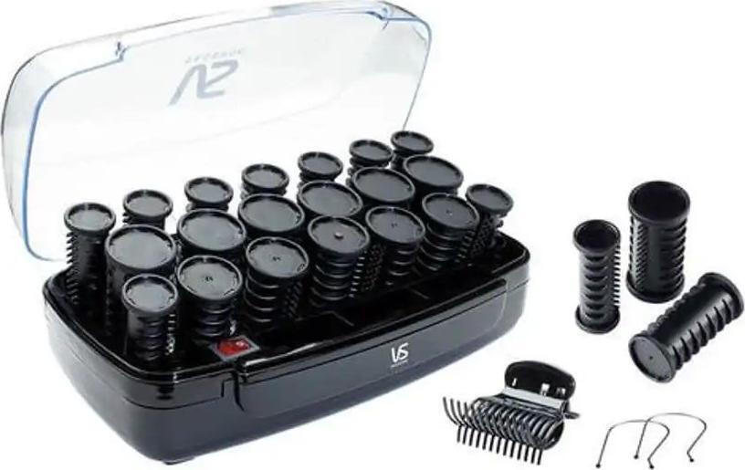VS Sassoon Women's Hair Curler | Heated Salon Rollers | Women's Hot Hair Curlers Rolls Styler