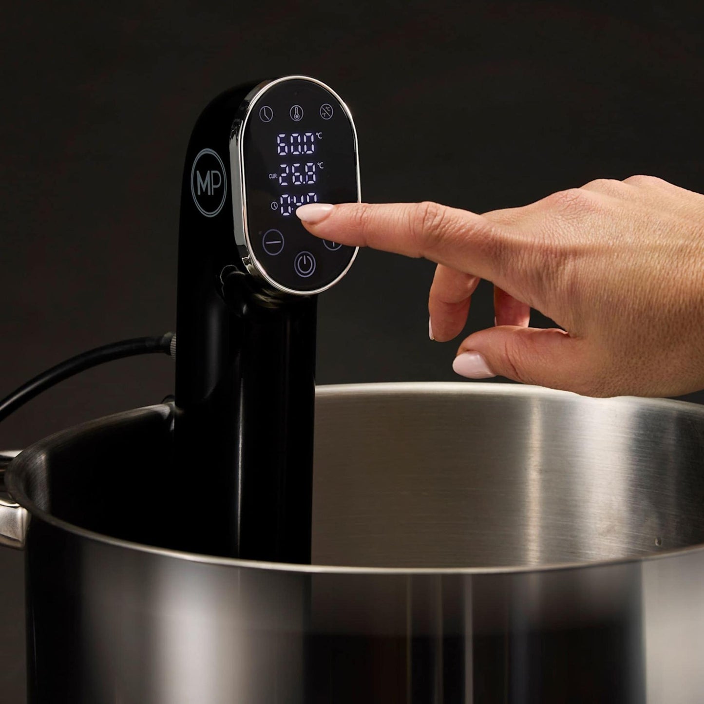 MasterPro Digital Sous Vide Precision Cooker| Immersion Circulator Fish Vegetabe Gourmet Cooking