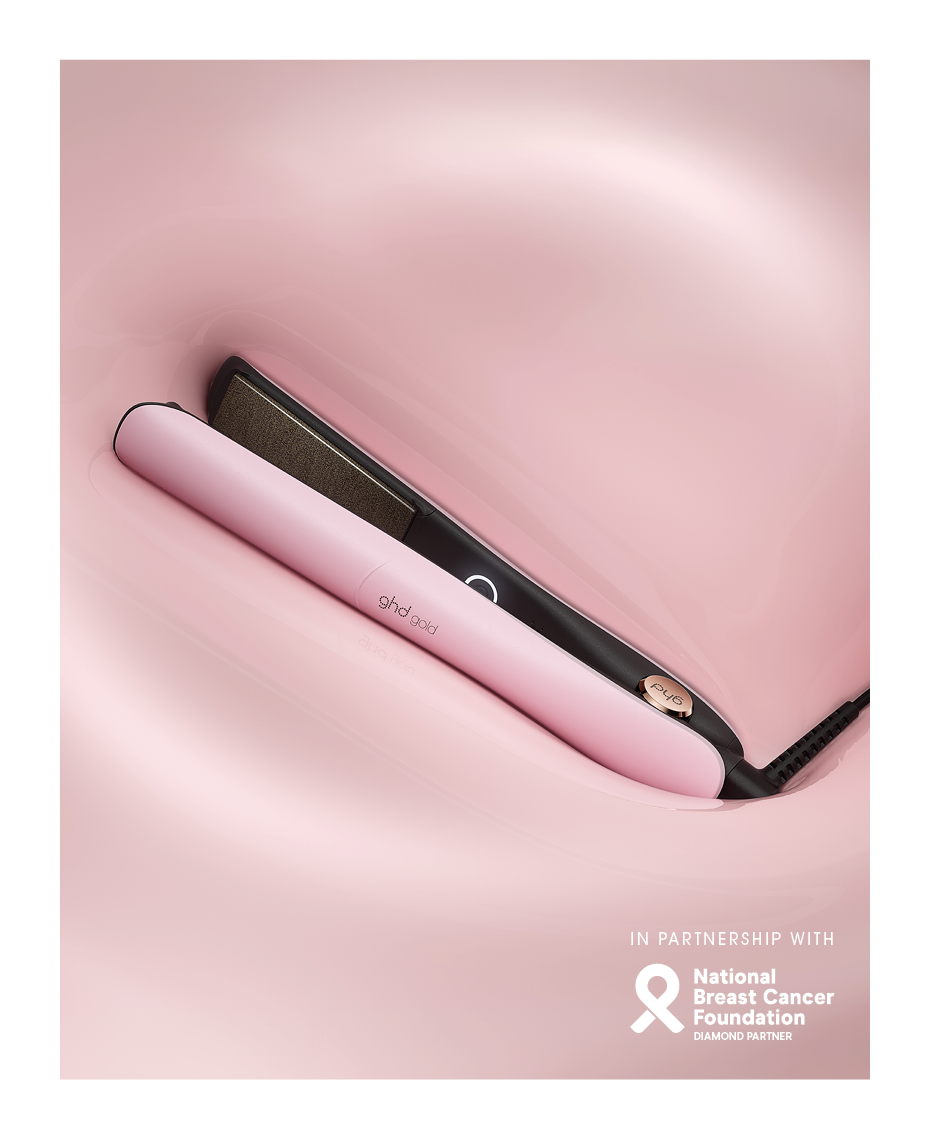 GHD gold professional hair straightener | pink sorbet - limited edition | Styling Protection | Sleek Design | Shine Enhancing Styler