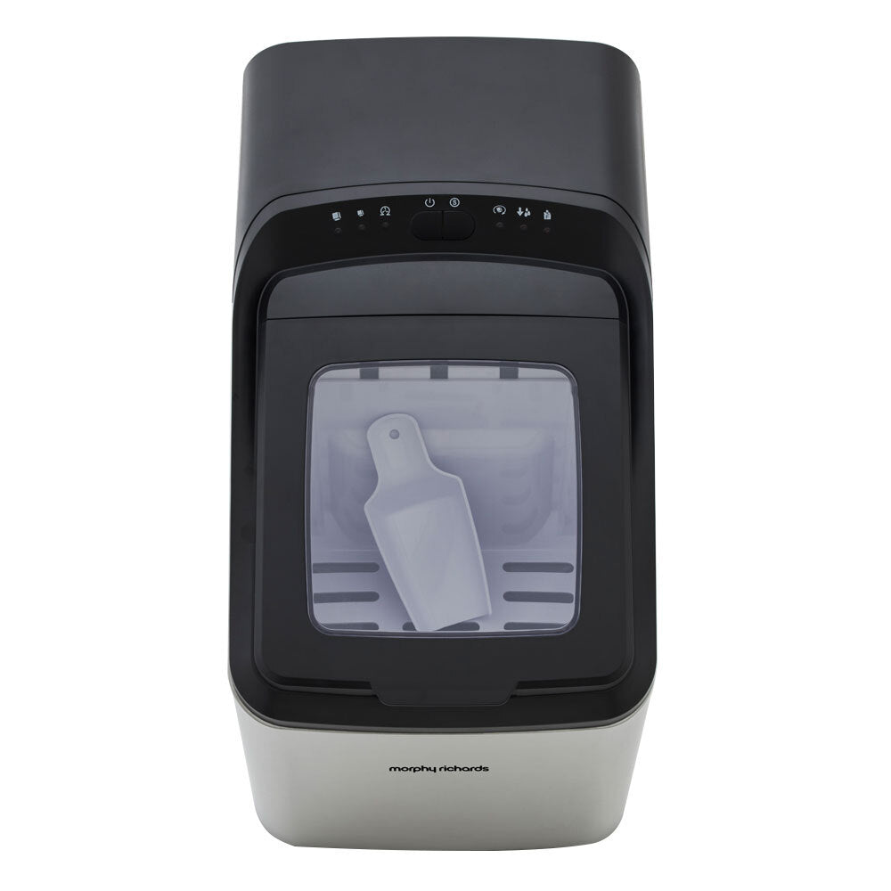Countertop Ice Maker | Morphy Richards 1.8kg | Daily Ice Output | Stainless Steel Ice Machine 2.8L
