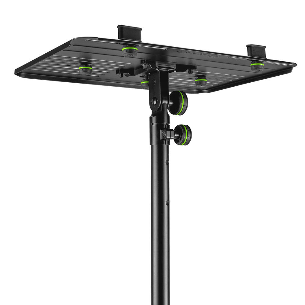 Gravity 132cm Laptop Stand Tripod Base | Adjustable DJ Studio Mount Holder