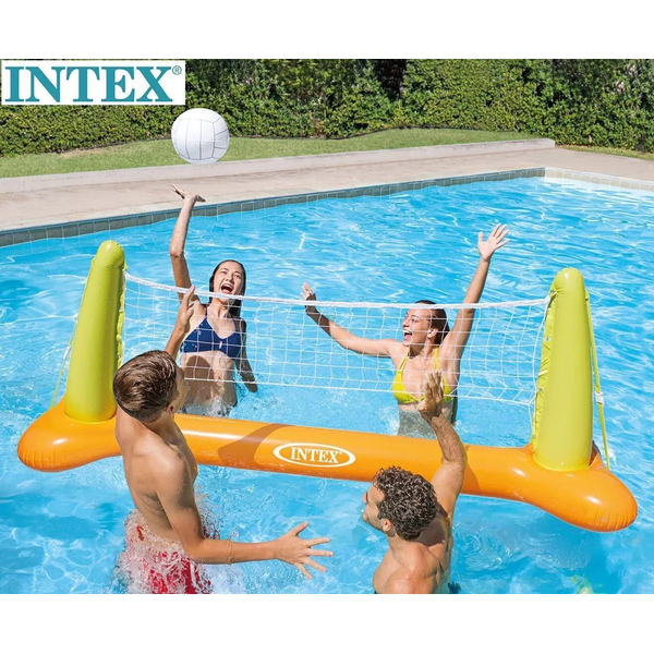 Intex Floating Pool Volleyball Game | Infatable Floating Net | Lake Beach Volley Ball Kids Adults Games