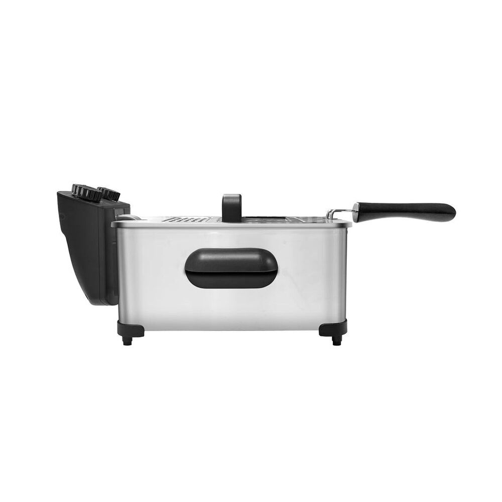 Electric Deep Fryer 3.8L | Lenoxx Deep Fat Fryer | Timer & Temperature Control Knob