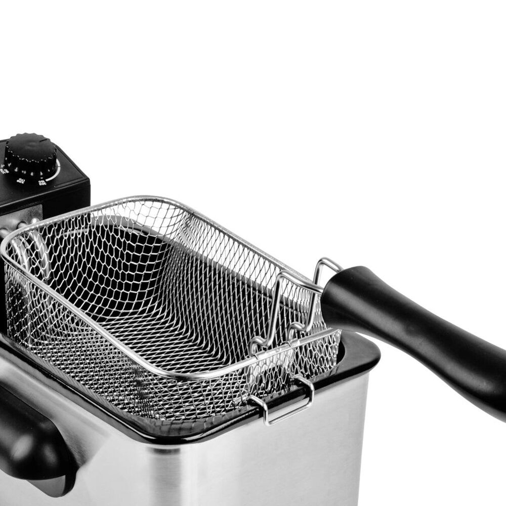 Electric Deep Fryer 3.8L | Lenoxx Deep Fat Fryer | Timer & Temperature Control Knob