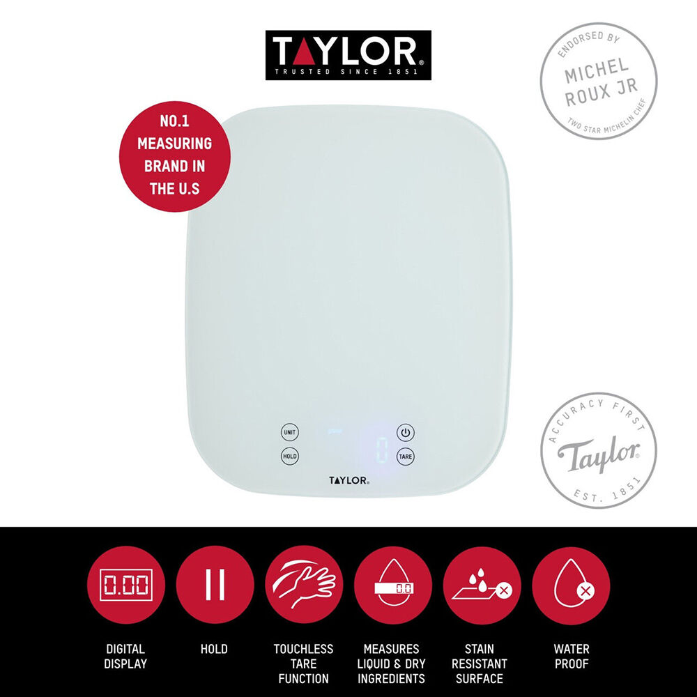 Digital Kitchen Scales | Home Commercial waterproof digital Scale 14kg Max | Wet Dry Vegetables Meat Nuts