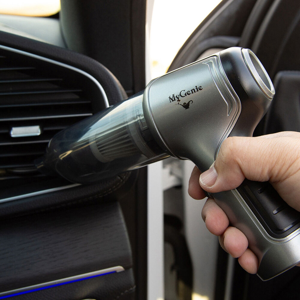 My Genie Tornado Dual Action Mini Vacuum Cleaner & Blower | Compact 16.5x14cm | Car Vacuum | Brushless Motor | Effortless Cleaning