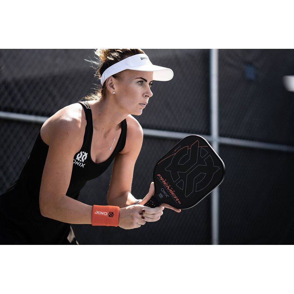 Onix Evoke Premier Pickleball Paddle | Raw Carbon Fiber Control Paddle | 14mm Black | Thermofused Frame | Spin and Shot Accuracy